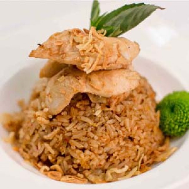 Chicken Basil Fried Rice