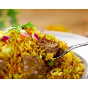 Avocado Curry Beef Fried Rice