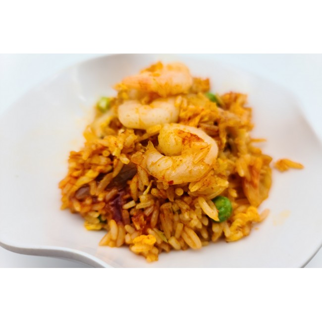 Avocado Curry Shrimp Fried Rice