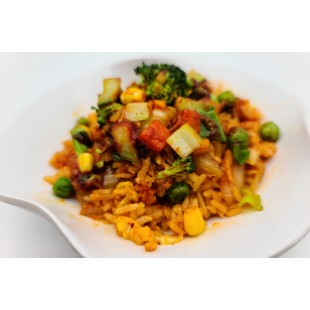 Avocado Curry Vegetable Fried Rice