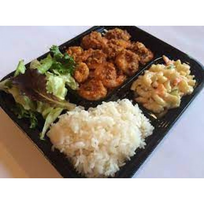 Garlic Shrimp Bento