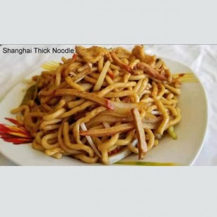 21. Regular Shanghai Thick Noodle (Hot)