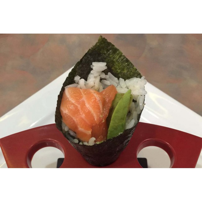 Salmon and Avocado Hand Roll (1pc)