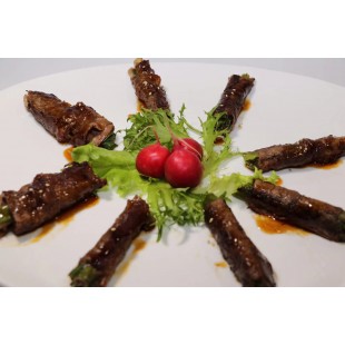 34. Green Onion Beef Roll (8pcs)