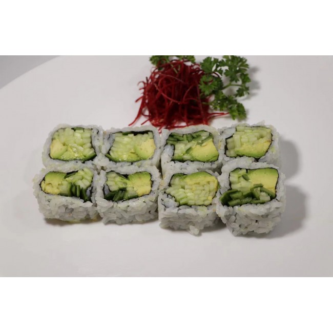 112. Cucumber and Avocado Roll (8pcs)