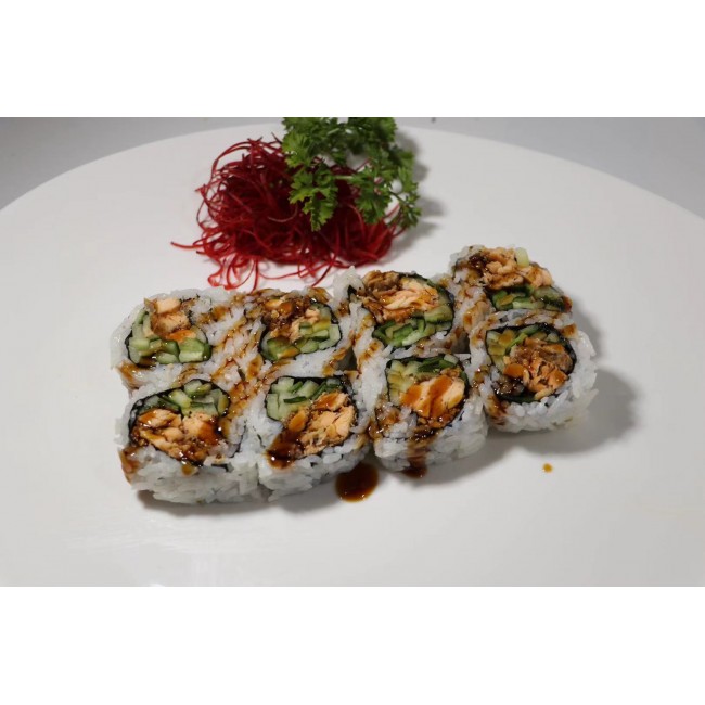 133. Salmon Teriyaki Roll (8pcs)