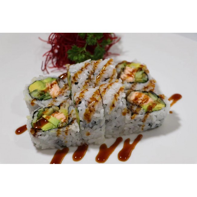 135. Salmon Tempura Roll (8pcs)