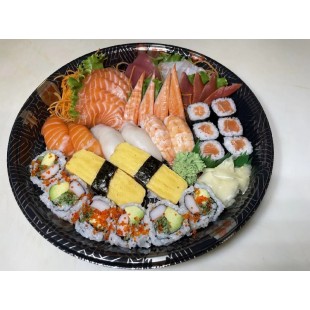 9A. Assorted Sashimi Sushi and Maki (34pcs)