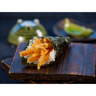 H15 Sweet Potato Tempura Hand Roll