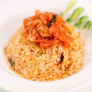 Vegetables Kimchi Rice