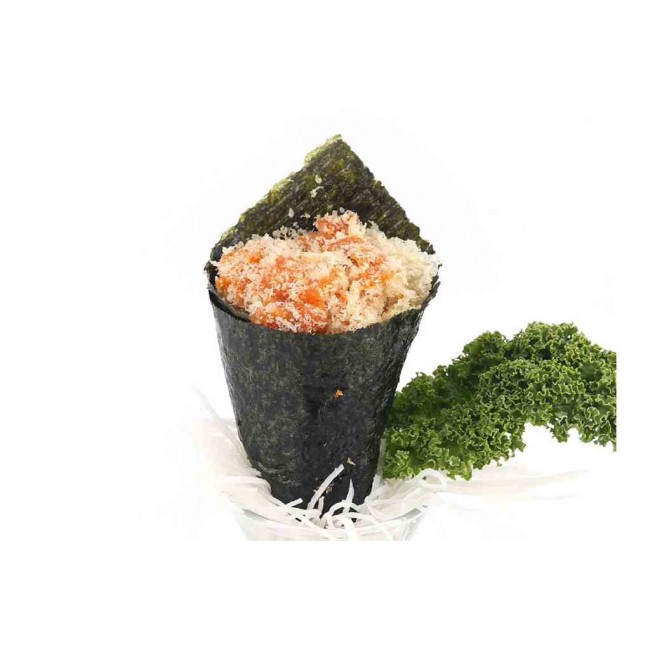 R6. Spicy Salmon Hand Roll (1pc)