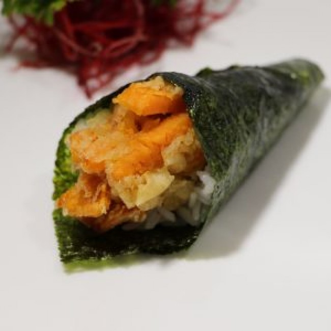 R17. Chicken Tempura Hand Roll (1pc)