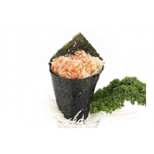 H108. Spicy Salmon Hand Roll (1pc)