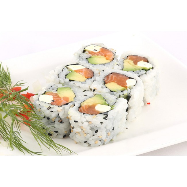 105. Cheese Salmon Avocado Roll (6pcs)