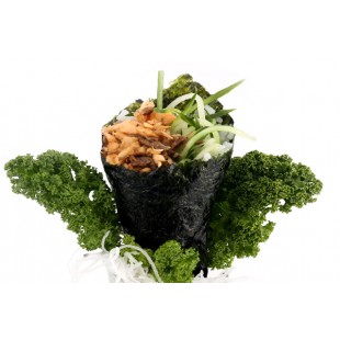 106. BBQ Salmon Hand Roll (1pc)