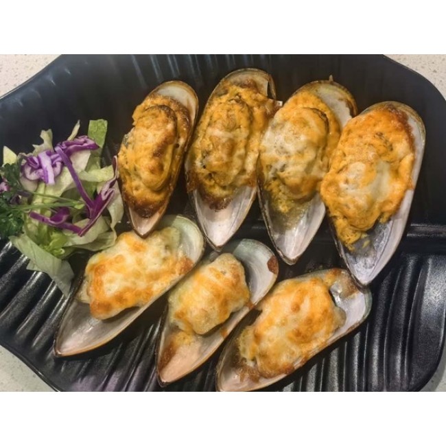 Spicy Cheese Mussels (6pcs)