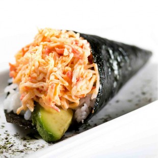 Spicy Crab Hand Roll (kanikama)