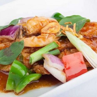 Thai Basil Sauce Fish