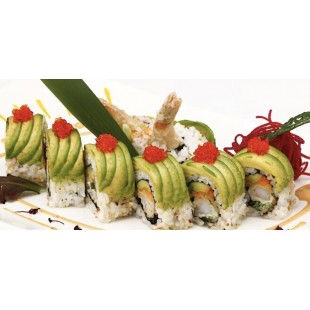 61. Green Dragon Roll (8pcs)