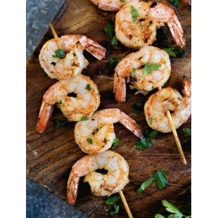 117. Shrimp Skewers (3pcs)