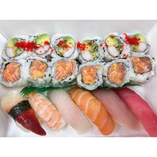 17. Sushi and Rolls Combo (18pcs)