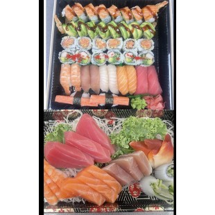 77. Sushi Sashimi and Rolls E (60pcs)