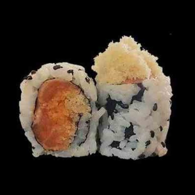 Spicy Crispy Salmon Maki (6pcs)