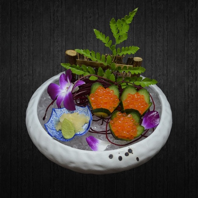 Salmon Roe Sashimi (3 pcs)