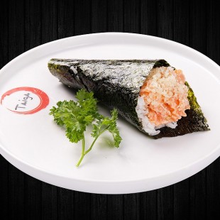 Spicy Salmon Hand Roll