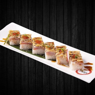 Pressed Tuna Sushi (6 pcs)