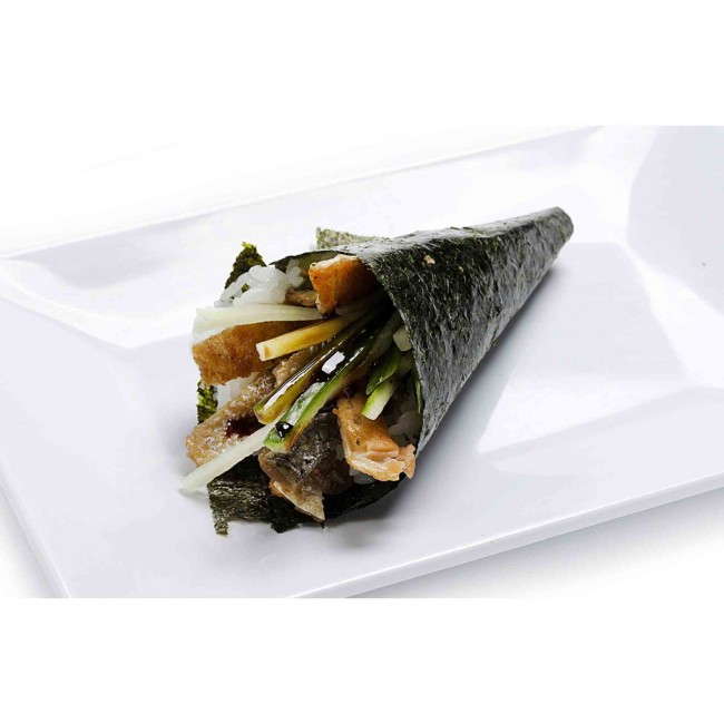 Salmon Skin Hand Roll (1pc)