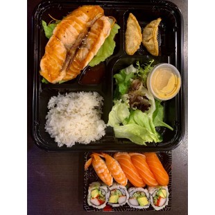 B6. Salmon Teriyaki Bento Box