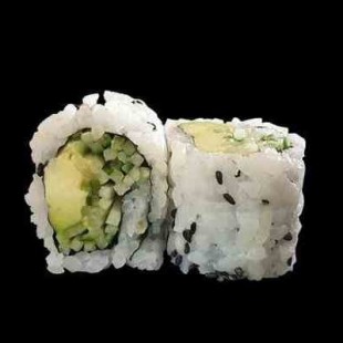 Cucumber and Avocado Maki (6pcs)